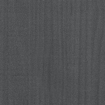 Dulap lateral, gri, 60x36x65 cm, lemn masiv de pin - Img 4
