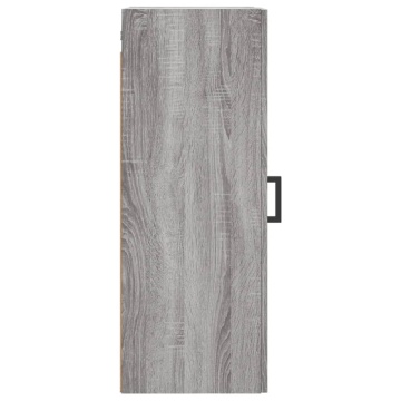 Dulap montat pe perete, gri sonoma, 34,5x34x90 cm - Img 7