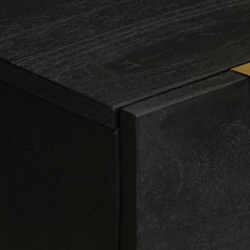 Dulap, negru, 60x33x75 cm, lemn prelucrat - Img 5