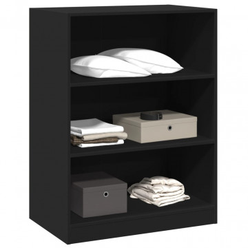 Dulap, negru, 77x48x102 cm, lemn prelucrat - Img 4