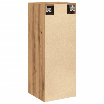 Dulap pe perete stejar artizanal, 34,5x34x90 cm, lemn prelucrat - Img 6