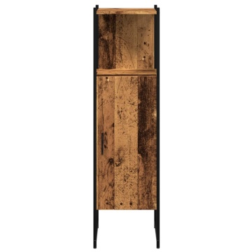 Dulap pentru baie, lemn vechi, 33x33x120,5 cm, lemn prelucrat - Img 4