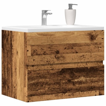 Dulap pentru baie, lemn vechi, 60x38,5x45 cm, lemn prelucrat - Img 1