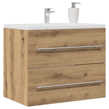 Dulap pentru chiuveta de baie Stejar Artisan Lemn prelucrat - Img 4