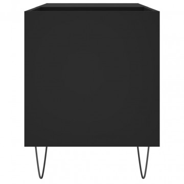 Dulap pentru discuri, negru, 85x38x48 cm, lemn prelucrat - Img 8