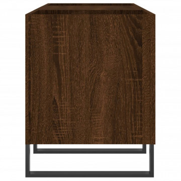 Dulap pentru discuri stejar maro, 121x38x48 cm, lemn prelucrat - Img 8