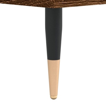 Dulap pentru discuri stejar maro, 85x38x48 cm, lemn prelucrat - Img 6