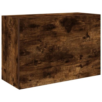 Dulap perete baie, stejar fumuriu, 60x25x40 cm, lemn prelucrat - Img 2