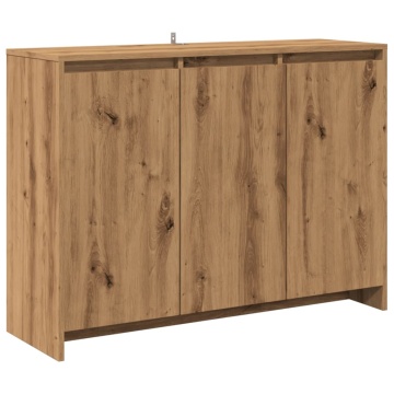 Dulap, stejar artizanal, 102x33x75 cm, lemn prelucrat - Img 2
