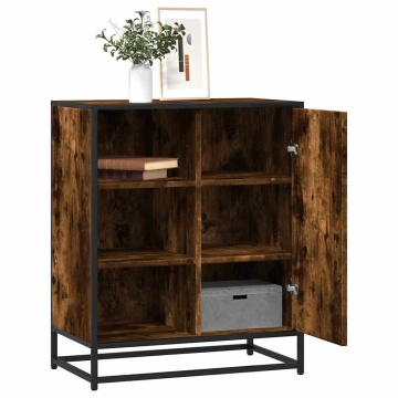 Dulap, stejar fumuriu, 62x35x76 cm, lemn prelucrat - Img 1