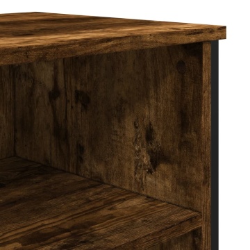 Dulap, stejar fumuriu, 91x35,5x74,5 cm, lemn prelucrat - Img 6