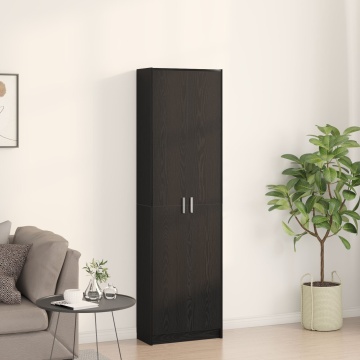 Dulap Stejar Negru 55x25x189 cm Lemn Prelucrat - Img 4