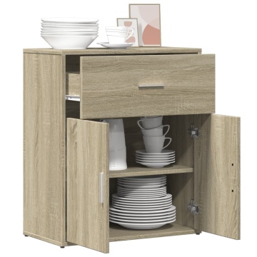 Dulap, stejar sonoma, 60x31x70 cm, lemn prelucrat - Img 4