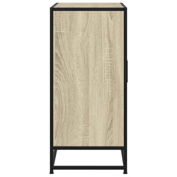Dulap, stejar sonoma, 68x35x76 cm, lemn prelucrat și metal - Img 5