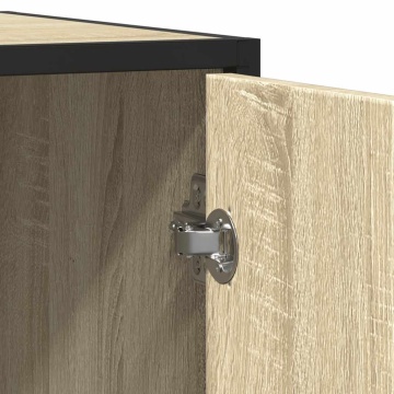 Dulap, stejar sonoma, 92x35x76 cm, lemn prelucrat - Img 7