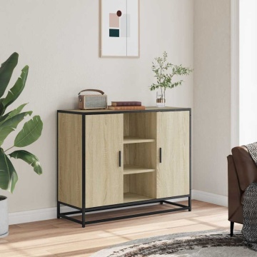 Dulap, stejar sonoma, 92x35x76 cm, lemn prelucrat - Img 3