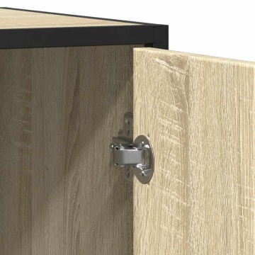 Dulap, stejar sonoma, 92x35x76 cm, lemn prelucrat - Img 7