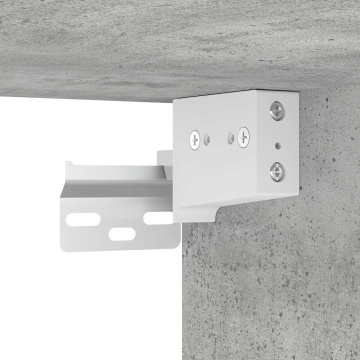 Dulap suspendat, gri beton, 40x29,5x60 cm, lemn prelucrat - Img 7