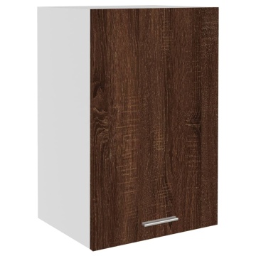 Dulap suspendat, stejar maro, 39,5x31x60 cm, lemn prelucrat - Img 2