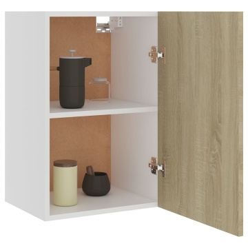 Dulap suspendat stejar Sonoma 39,5 x 31 x 60 cm lemn prelucrat - Img 4