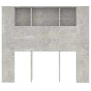 Dulap tăblie, gri beton, 120x18,5x104,5 cm - Img 4