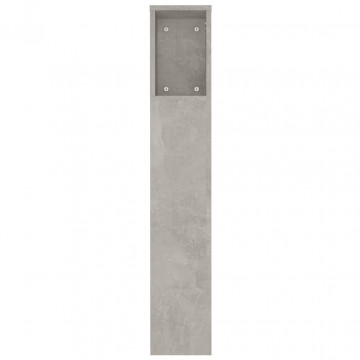 Dulap tăblie, gri beton, 180x18,5x104,5 cm - Img 7