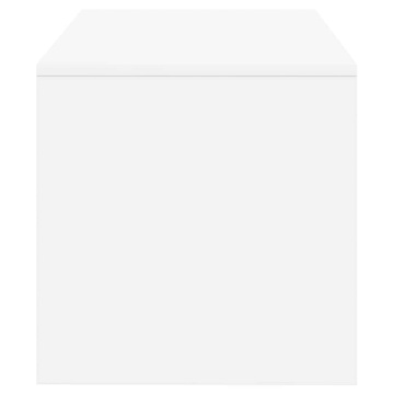 Dulap TV alb 60x40x40 cm lemn prelucrat - Img 5