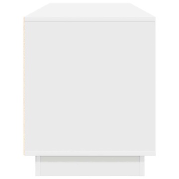 Dulap TV cu lumini LED alb 160,5x41x50 cm - Img 7