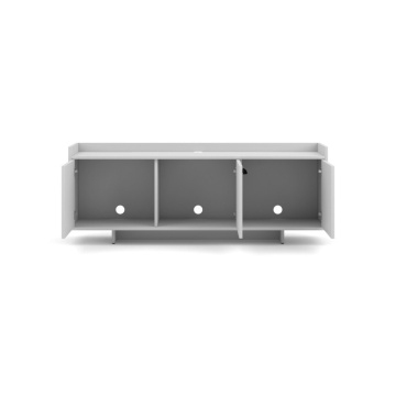 Dulap TV cup alb mat, 139 cm - Img 4