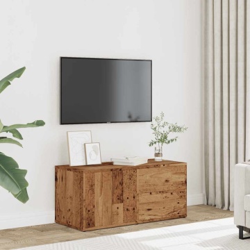 Dulap TV Lemn vechi 80x34x35,5 cm Lemn prelucrat - Img 3