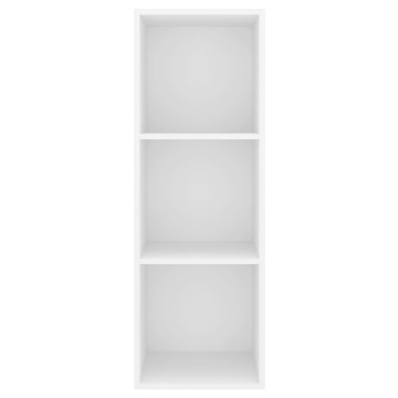 Dulap TV montat pe perete, alb, 37x37x107 cm, PAL - Img 4