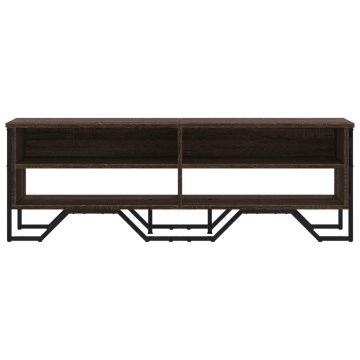 Dulap TV, stejar maro, 122x34x41 cm, lemn prelucrat - Img 4