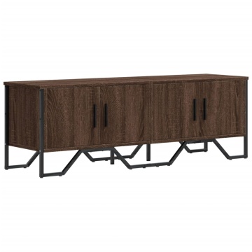 Dulap TV, stejar maro, 122x34x41 cm, lemn prelucrat - Img 2