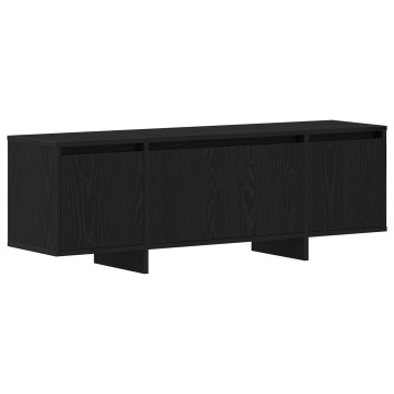 Dulap TV, stejar negru, 120x30x40,5 cm, lemn prelucrat - Img 2