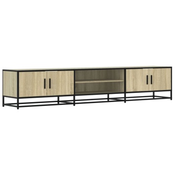 Dulap TV, stejar sonoma, 210x35x41 cm, lemn prelucrat - Img 2
