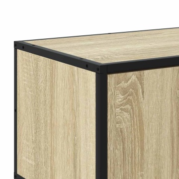 Dulap TV, stejar sonoma, 210x35x41 cm, lemn prelucrat - Img 7