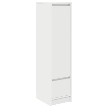Dulapul alb 29,5x34x119,5 cm Lemn prelucrat - Img 2