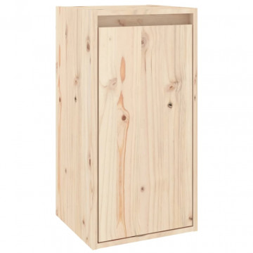 Dulapuri de perete, 2 buc., 30x30x60 cm, lemn masiv de pin - Img 3