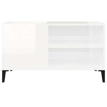 Dulapuri pentru discuri alb lucios 84,5x38x48 cm lemn prelucrat - Img 8