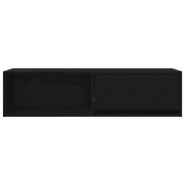 Dulapuri TV 2 buc Stejar negru 100x31x25,5 cm Lemn prelucrat - Img 6