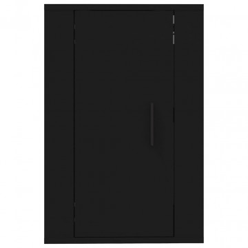 Dulapuri TV montate pe perete, 2 buc., negru, 40x34,5x60 cm - Img 5