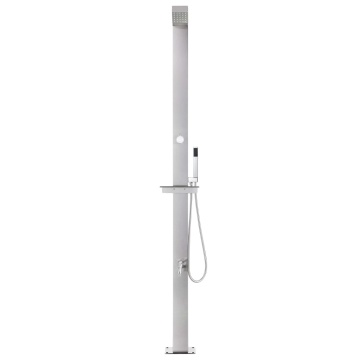 Duș pentru grădină, 220 cm, oțel inoxidabil - Img 3