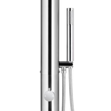 Duș pentru grădină, 225 cm, oțel inoxidabil - Img 7