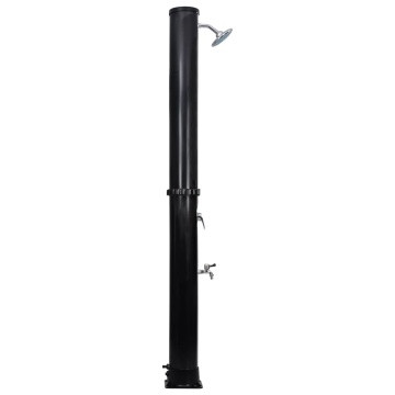 Duș solar de exterior cu cap de duș și robinet, 40 L - Img 12