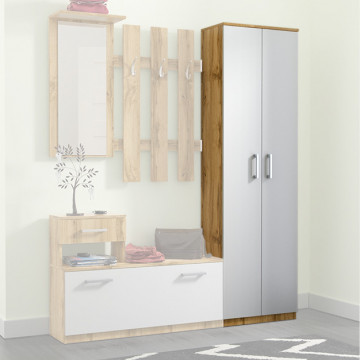 Estera Mobila Hol Oak Wotan/Bialy - Img 2