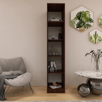 Etajera Simpla, 200x45x45 cm, Culoare Wenge din pal de 18 mm - Img 3