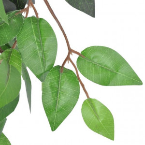 Ficus artificial cu aspect natural și ghiveci, 90 cm - Img 3