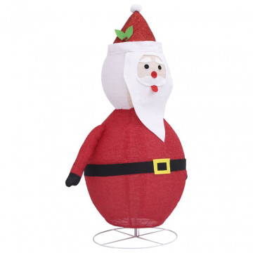Figurină Moș Crăciun decorativă Crăciun LED țesătură lux 60 cm - Img 5