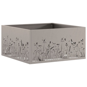 Focară Pătrată 60x60x30 cm Oțel rezistent la intemperii - Img 4