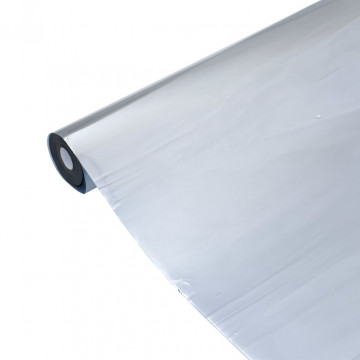 Folie solară efect reflectorizant static argintiu 90x2000cm PVC - Img 5